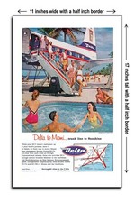1958 Fly to Miami. Trunk Line