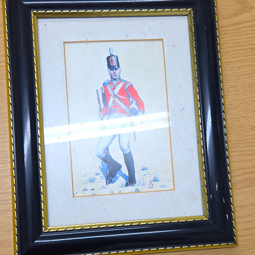 Framed napoleonic british - framed,