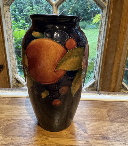 Moorcroft england ceramic vase - ceramic,