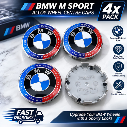 Set bmw wheel centre caps - of,