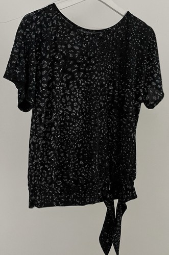 Debenhams black silver glitter - silver,