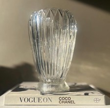 Vintage Crystal Vase | Tall