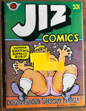 JIZ COMICS 1969 - R. CRUMB VERY FIRST PRINT UNEVEN PAGES & LINES IN INTERIOR MNT