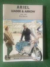 Ariel Leader and Arrow Illustrated Motorcycle  Monograph  by Roy Bacon