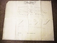 Railway history map plan LNWR