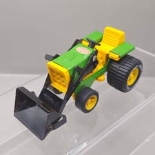 Vintage Tonka Tractor With Front Loader Metal Green and Yellow