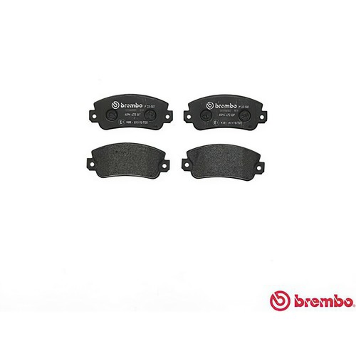 Front brake pads brembo - front,