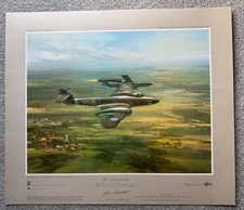 Frank Wootton aviation print - Meteor Strikes the First Blow (ltd to 850 copies)