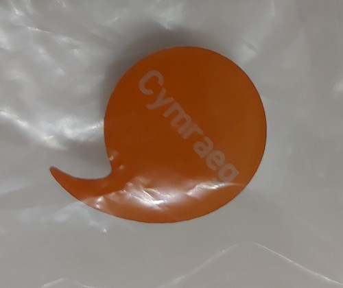 Cymraeg welsh speaking badge - cymraeg,