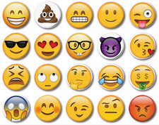 EMOJI -  1" / 25mm Button