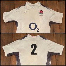 Match Worn England Under 20 Rugby Shirt #2 - XXL