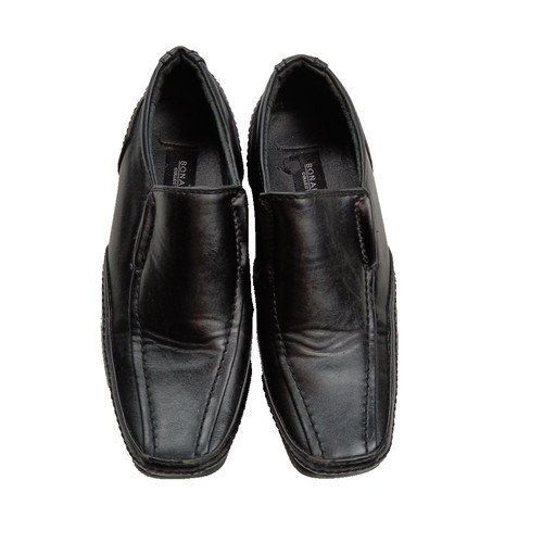 Bonafini boys black - black, leather