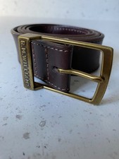 R.M.WILLIAMS Brown Leather Belt Size 34