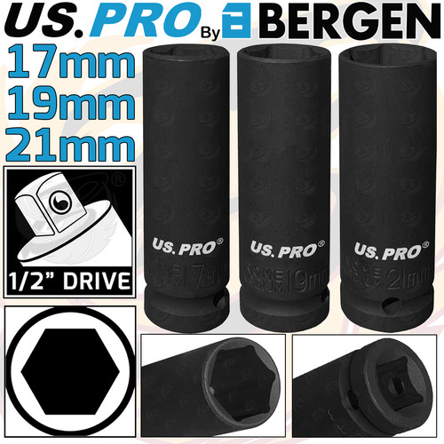 Pro deep impact socket - impact, set