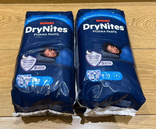 Packs huggies drynites - 9,