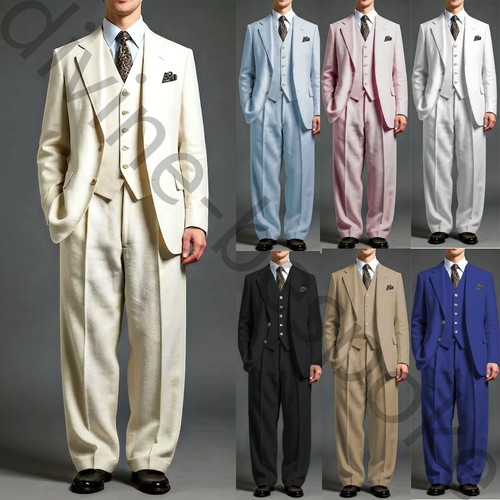 Summer linen men suit - linen,