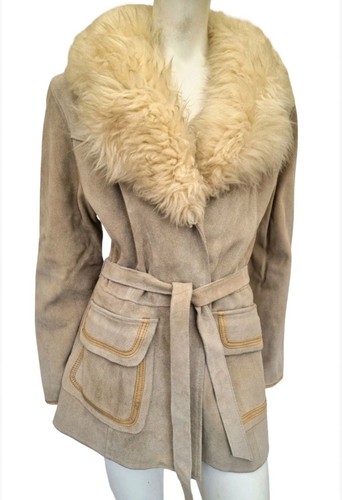 Real suede sheepskin fur - suede&sheepskin,