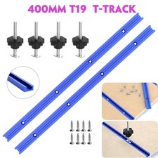 Aluminium T19 T-Slot Track Alloy Jig Woodworking Fixture Sliding Nut Bolts Kits