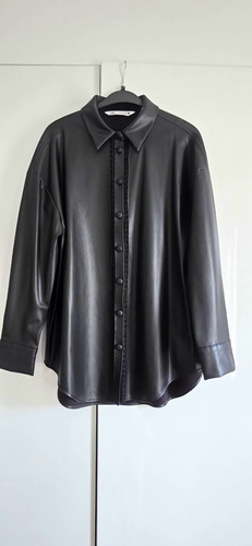 Zara black faux - zara,