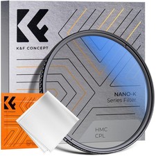 K&F Concept CPL 39mm Circular Polarizing Ultra-Slim Camera Lens Filter NANO-K