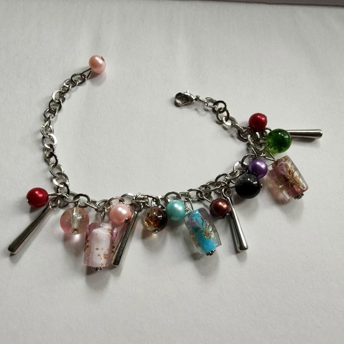 Silver tone bracelet - tone,