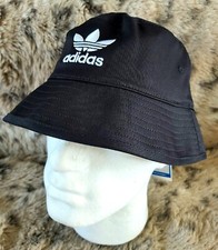 ADIDAS Black LOGO BUCKET HAT