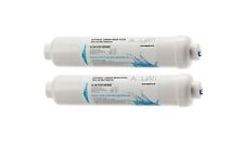 2x Universal Fridge Water Filters fits SAMSUNG LG DAEWOO BEKO etc. Push-fit new