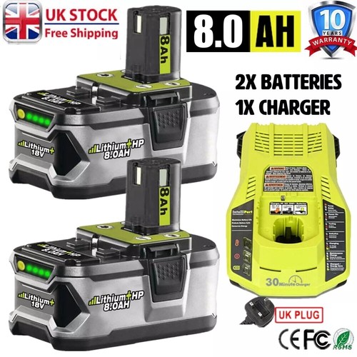 For ryobi p108 p104 - p104+, 8.0ah