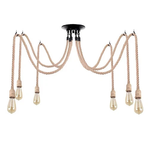 Industrial rope spider pendant - industrial,