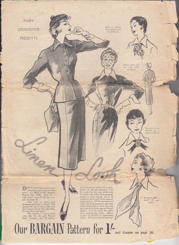 Sewing pattern 50s jacket - sewing,