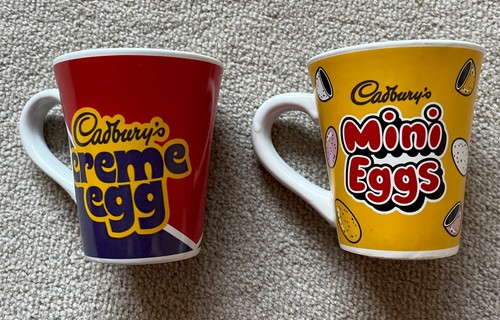 Two cadbury novelty - two, mugs
