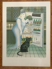 Beryl Cook Percy at the Fridge