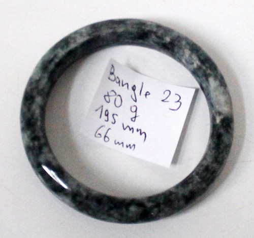 Dark green jade bangle women - dark,
