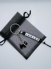 Personalised Scotty dog Keyring, dog gifts, Scotty dog lover, Scottish terrier 