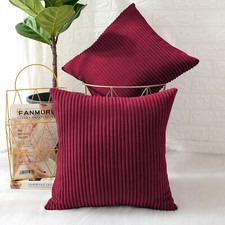 Plain Cushion Covers Corduroy
