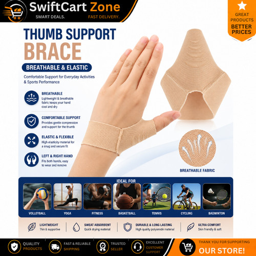 Elastic thumb support brace - support,