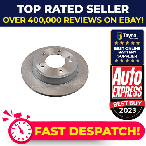 Brake discs pair solid fits - brake,