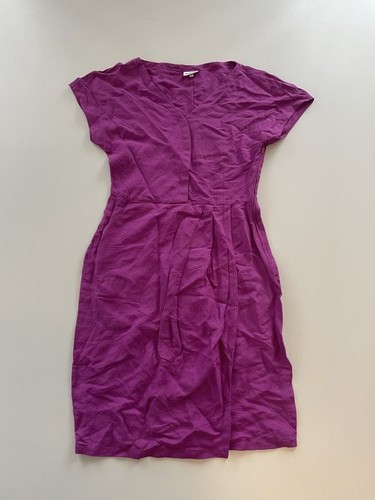 Byblos purple linen blend midi - byblos,