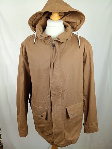 Wesc mens tan hooded - wesc, parka