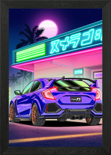 Honda civic type fk8 neon - type,