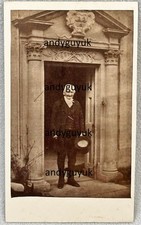 CDV CROSTON RECTORY LANCASHIRE MAN NAMED STREYNSHAM MASTER BY JOHNSON BLACKBURN