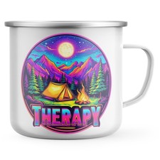 Therapy Enamel Camping Mug