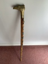 Vintage Brass Headed Wooden