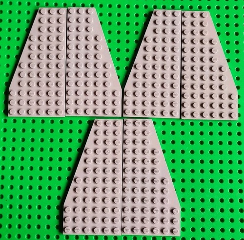 Lego light grey - grey, wedge