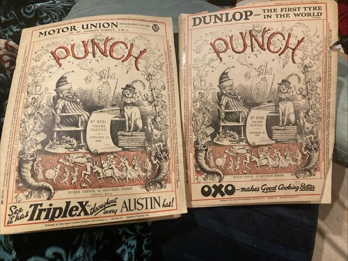 Vtg punch magazines - vtg,