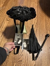 Antique Parasol And Beaded