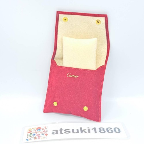 Cartier watch carry - cartier, red