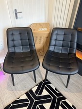 4 x NOVA MODERN FAUX LEATHER