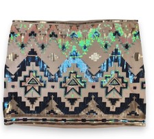 EXPRESS Sparkle Sequin Aztec