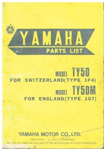 Yamaha ty50 ty50m - &,